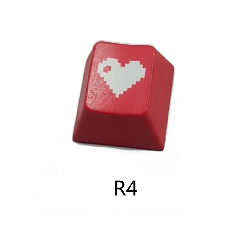 Nắp bọc phím bàn phím R4 bằng PBT hình trái tim xinh xắn chất lượng cao | BigBuy360 - bigbuy360.vn