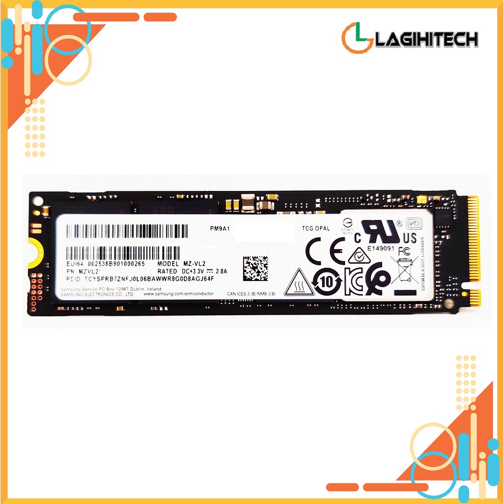 (Giá hủy diệt) [LAGIHITECH] Ổ cứng gắn trong SSD Samsung PM9A1 M2 PCIe GEN 4 - 256GB / 512GB / 1TB - Chính hãng Samsung