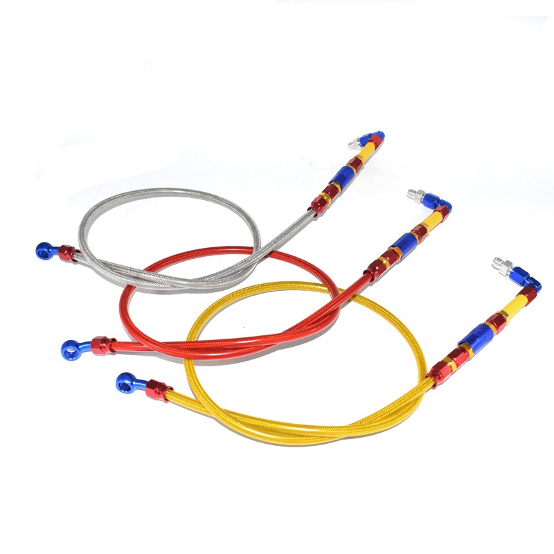 M10 100 220cm xe máy kim loại ebike xe điện ống dầu phanh phanh sửa đổi ống dầu phanh đường ống ống dầu