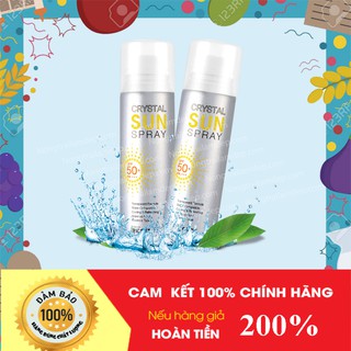 [FreeShip-Chuẩn Auth] Xịt chống nắng Crystal Sun Spray SPF 50+ PA+++
