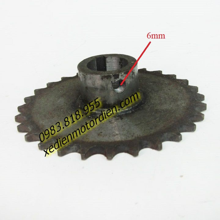 Nhông 28 răng 420 trục xe 3 bánh 4 bánh
