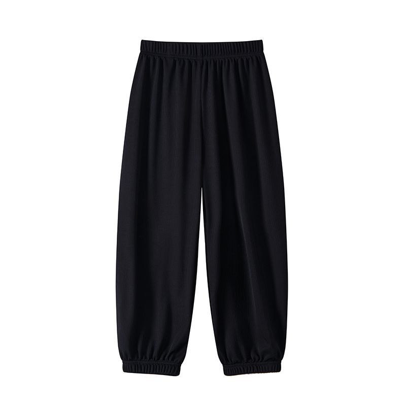 Quần dài YAOEENH màu trơn đơn giản thời trang dành cho mẹ/ bé