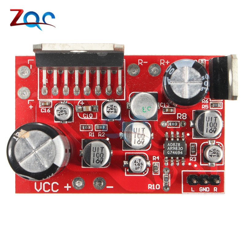 Bảng Mạch Khuếch Đại Âm Thanh DC 12V TDA7379 38W+38W w/AD828 NE5532 Chất Lượng Cao