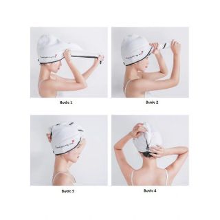 Khăn quấn tóc, ủ tóc, lau khô tóc siêu tốc