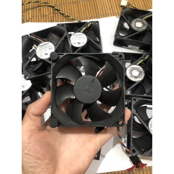 Fan 8cm 12V 0.6-0.7A đủ hãng (FOXCONN, DELTA,AVC)