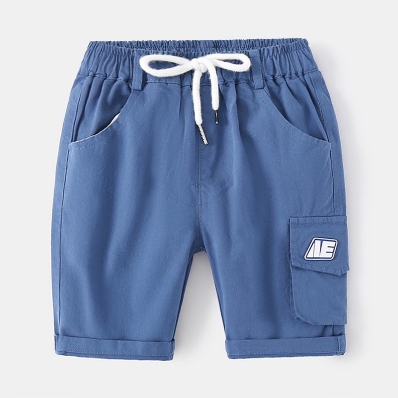 Quần short bé trai KACADY, quần kaki cho bé túi hộp AE
