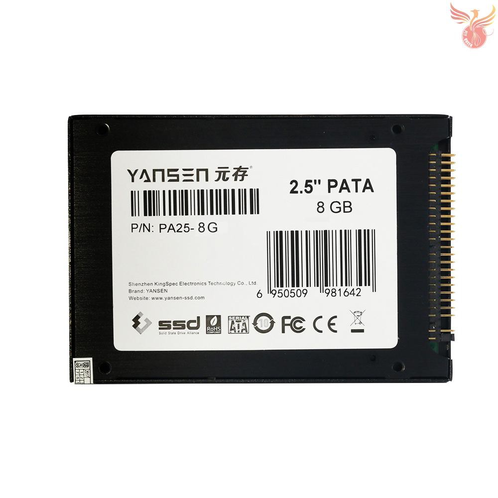 Ổ Cứng Ssd Kingspec Pata (Ide) 2.5 "2.5 Inch 128gb Mlc Cho Pc Laptop Notebook