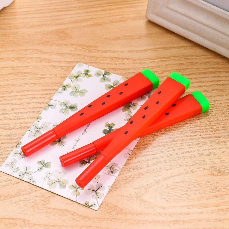 Bút Bi Mực Gel Hình Dưa Hấu Dễ Thương 0.38mm