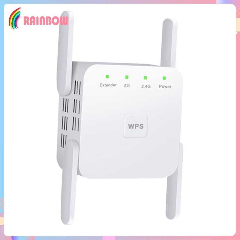 Thiết Bị Khuếch Đại Tín Hiệu Wifi Không Dây 1200mbps 2.4g 5g 4 Ăng Ten Phích Cắm Us | BigBuy360 - bigbuy360.vn