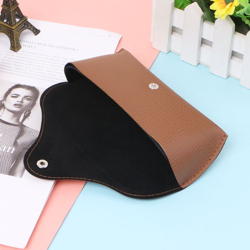 Hộp Đựng Bảo Vệ Mắt Kính Bằng Da Cứng Siêu Bền