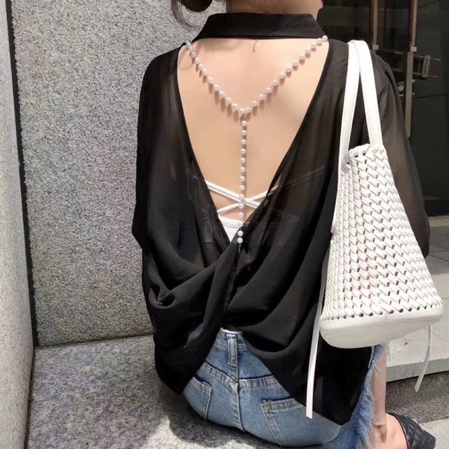 ÁO SƠ MI GIẤY FORM RỘNG TAY DÀI KHOÉT LƯNG SIÊU HOT