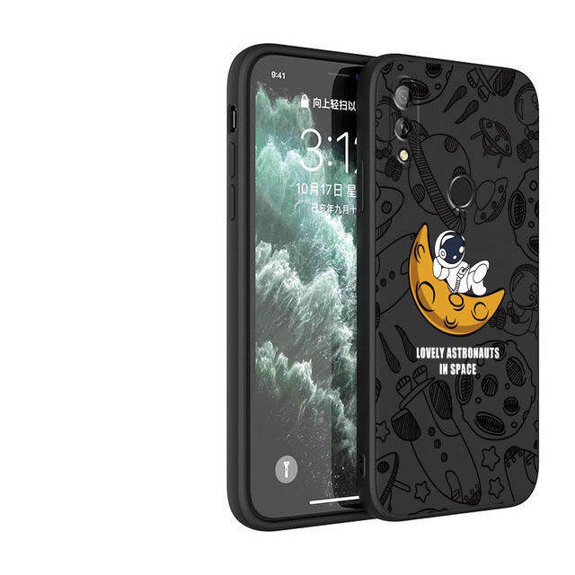 Ốp Điện Thoại Họa Tiết Chú Gấu / Phi Hành Gia Cho Huawei Y6 Y7 Pro Y9 Prime 2019 Enjoy 9 Plus Honor X9 Y6P