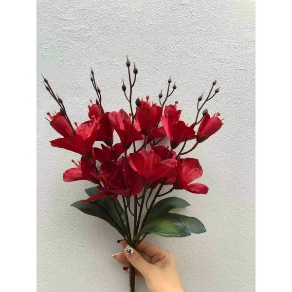 Cụm hoa Diên Vĩ, Hoa Giả, Hoa Giả Trang Trí Nhà