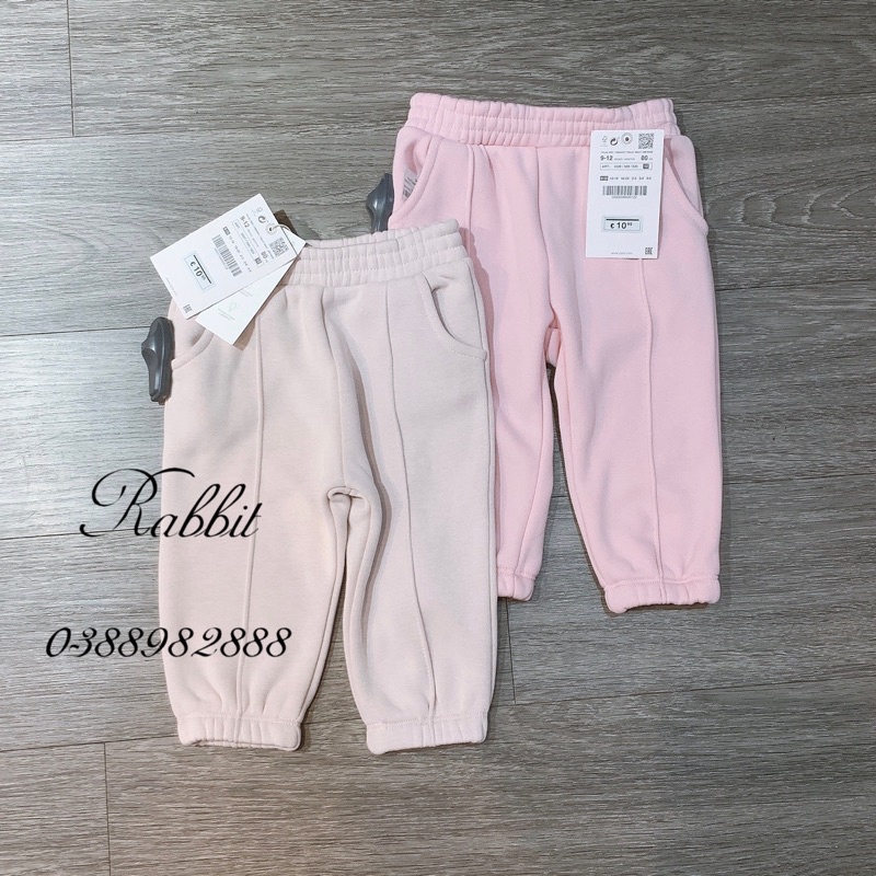Quần nỉ lót lông Zara