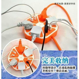 Ổ cắm điện 6 múi có cổng USB