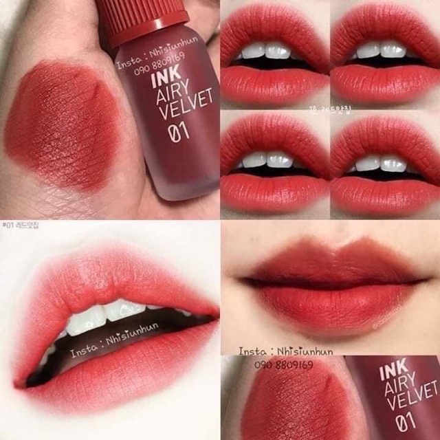 Son kem Ink Airy Velvet tint phiên bản mới 2019