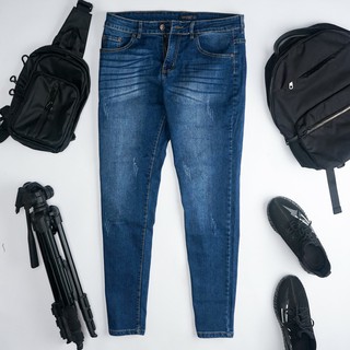 Quần Bò Nam Ống Côn Co Giãn Nhẹ Màu Bền Lâu Phai Chuẩn Size 28 Đến 34