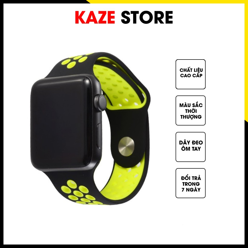 Dây Đeo AP Watch Cao Su Thể Thao Sport Series 6/5/4/3/2/1 kích thước 38mm 40mm 42mm 44mm - Kaze Store