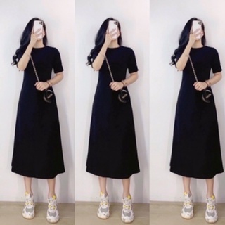 Đầm thun maxi dáng dài đủ màu