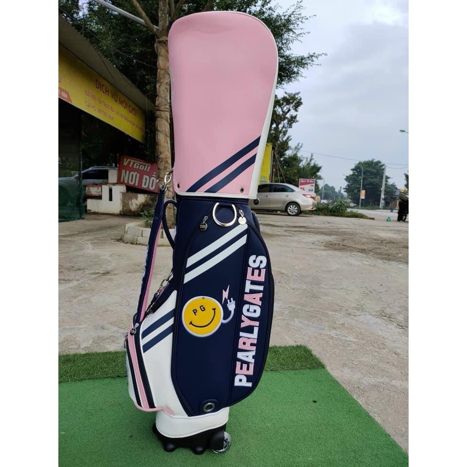 Túi Đựng Gậy Golf Nữ PearlyGates Có Bánh Xe