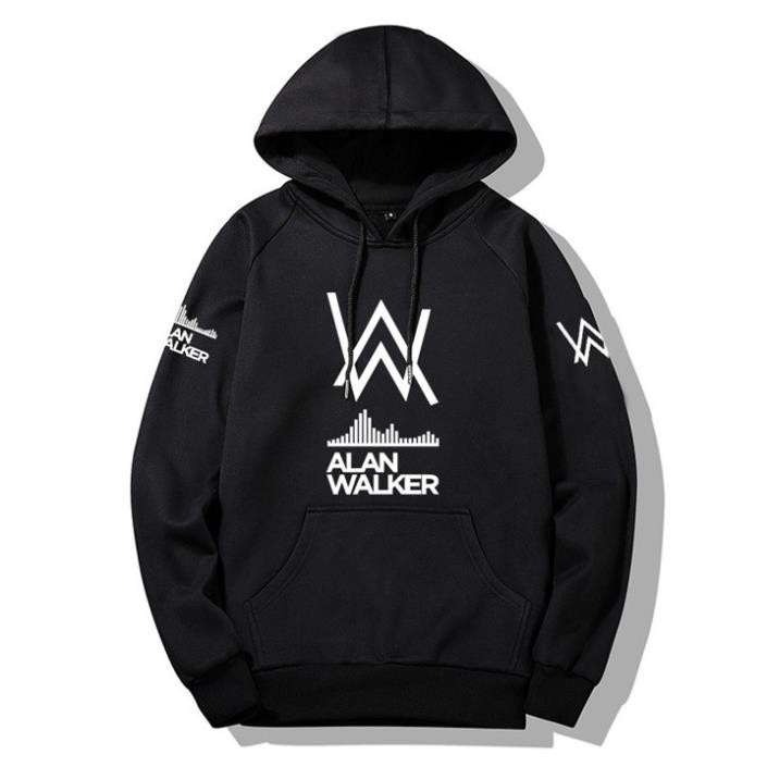 SALE- Áo Alan Walker hoodie dài tay mũ trùm đầu - áo siêu HOT 💖