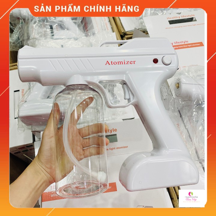 Máy xịt khử khuẩn  cầm tay Nano Atomizer -  Súng phun khử trùng diệt khuẩn tia UV cao cấp, an toàn, tiện lợi