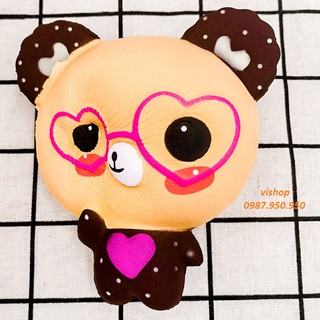 SQUISHY GẤU ĐEO KÍNH