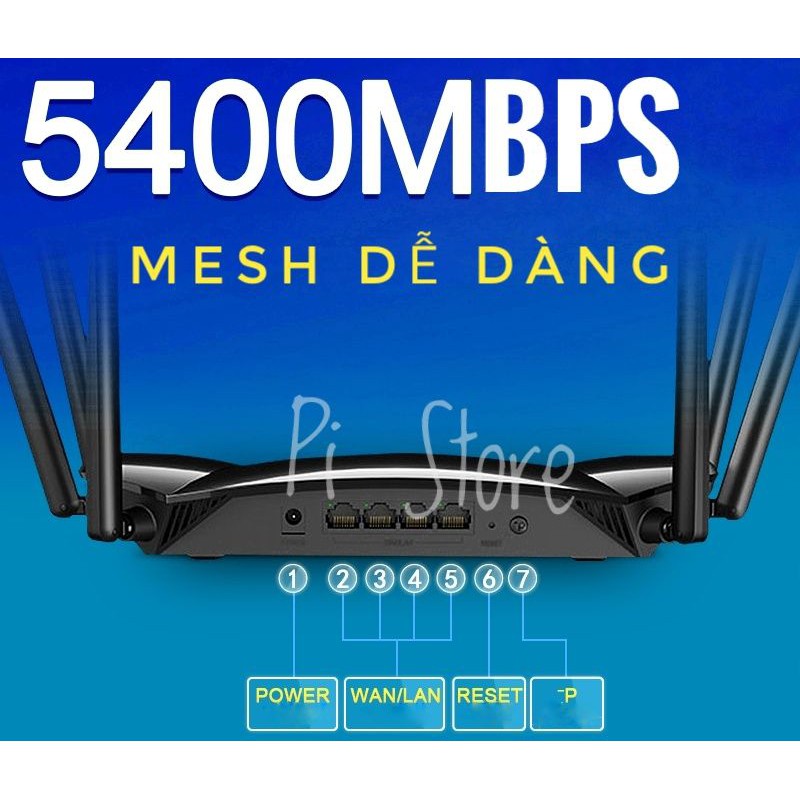 TPLINK AX5400 XDR5430 WIFI6 BỘ ĐỊNH TUYẾN CAO CẤP 2 BĂNG TẦN 160MHZ 4X4MIMO