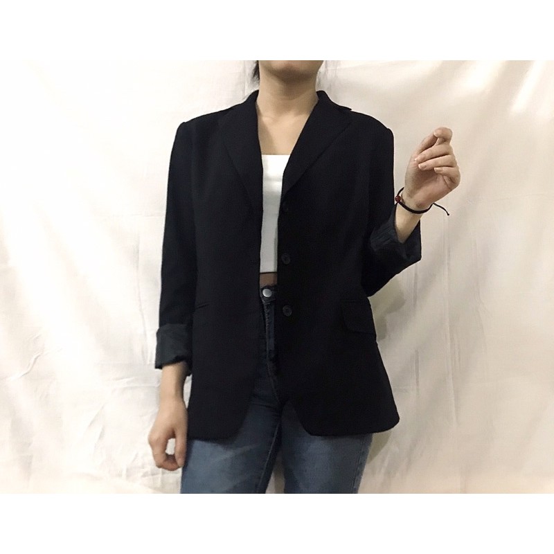Áo Blazer đen