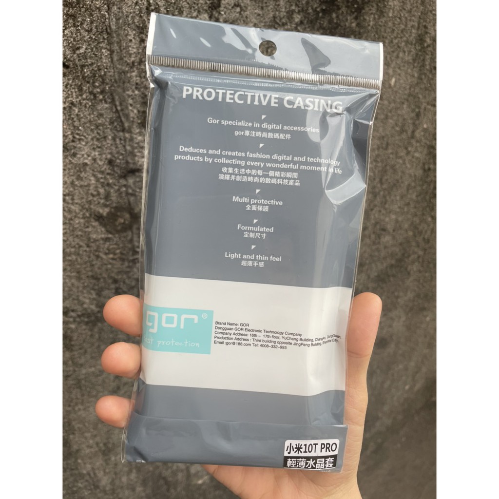 Ốp lưng silicon Xiaomi Mi 10T , Mi 10T Pro 5G trong suốt chính hãng GOR