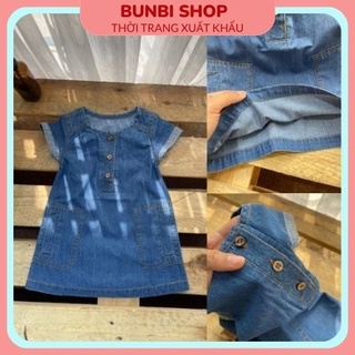 Váy jean bé gái,đầm denim dáng chữ A cho bé gái siêu đẹp,hàng việt nam xuất khẩu chuẩn loại 1