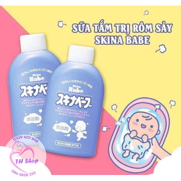 Sữa Tắm Rôm Sảy Skin Babe Cho Bé Chai 500ml, Skina Babe