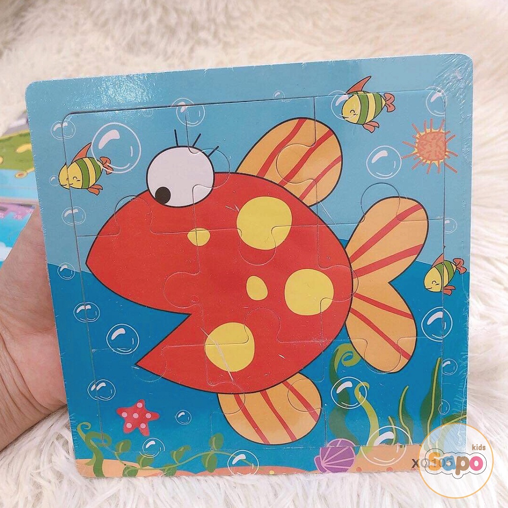 Đồ chơi,ghép hình gỗ,tranh ghép hình cho bé SAPO KIDS