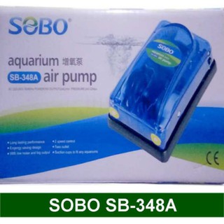 MÁY SỦI OXY SOBO SB 348 ( 2 VÒI )( Tặng kèm dây oxi và viên sủi oxi)