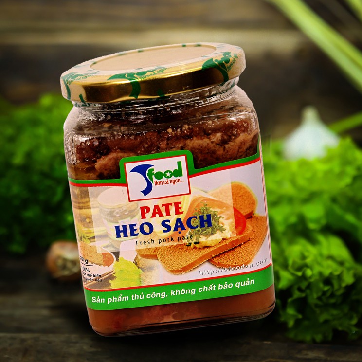 Pate Heo Sạch Sfood lọ 500g