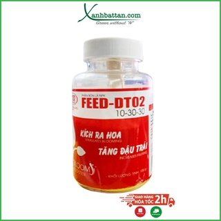 Phân Bón NPK 10-30-30 Siêu Dưỡng Hoa Và Chống Rụng Trái Cho Rau Sạch Và Cây Ăn Quả Lọ 100 Gram