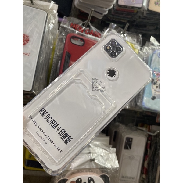 Xiaomi Redmi 9C Ốp lưng dẻo trong suốt chống sốc có khe thẻ cực đẹp