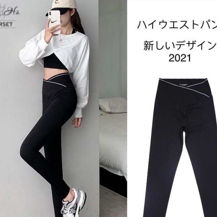 Quần Legging gen bụng nâng mông cạp cao hàng đẹp