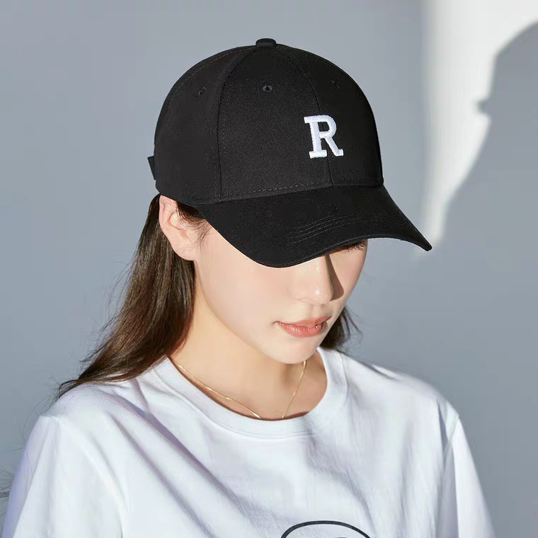 Mũ lưỡi trai chữ R nhiều màu, nón kết form unisex nam nữ - MK21