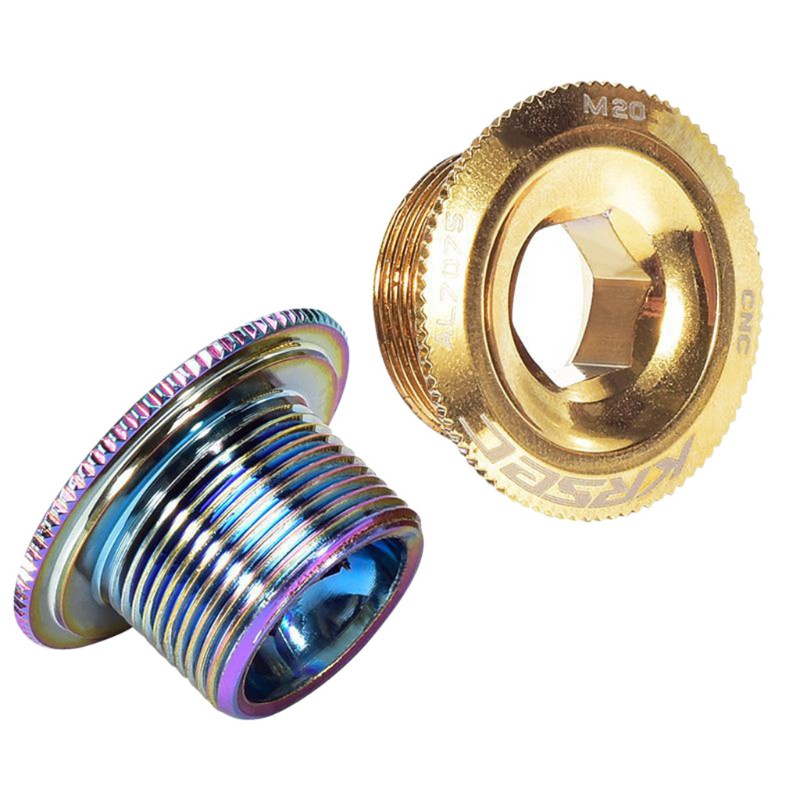 Nắp bịt vít trục khuỷu xe đạp bằng hợp kim nhôm m15 / m18 / m20 mtb bmx chuyên dụng