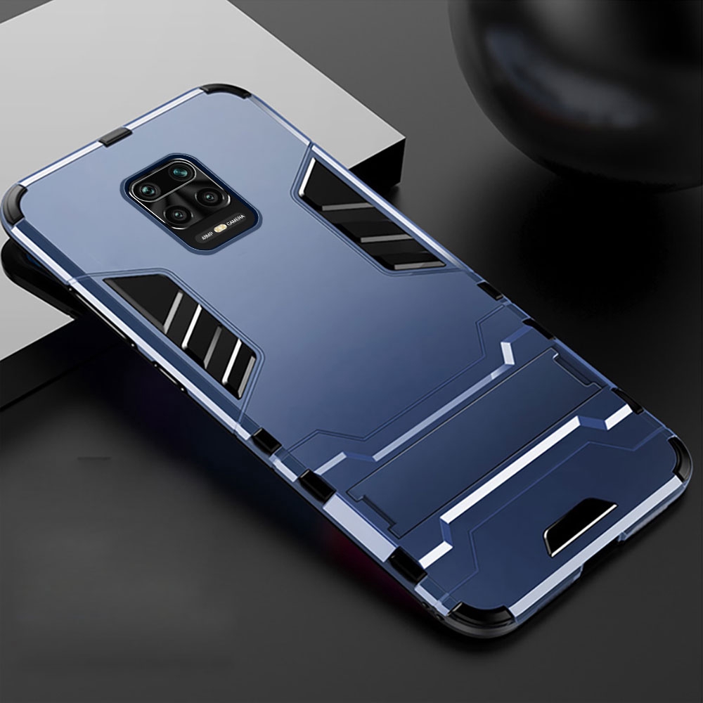 Ốp Điện Thoại Topewon Chất Liệu TPU Và PC Có Chân Đế Sang Trọng Cho Xiaomi Redmi Note 7 8 9 9s Pro Max