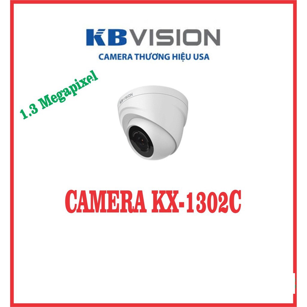 [KX-1302C] Camera Dome HDCVI hồng ngoại 1.3 Megapixel KBVISION KX-1302C