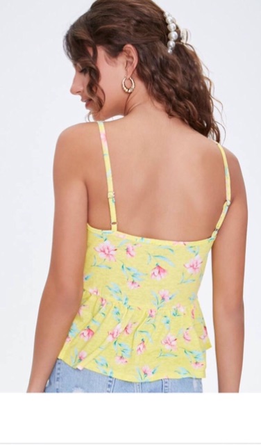 Áo dây Tropical Cami Top F21 VNXK