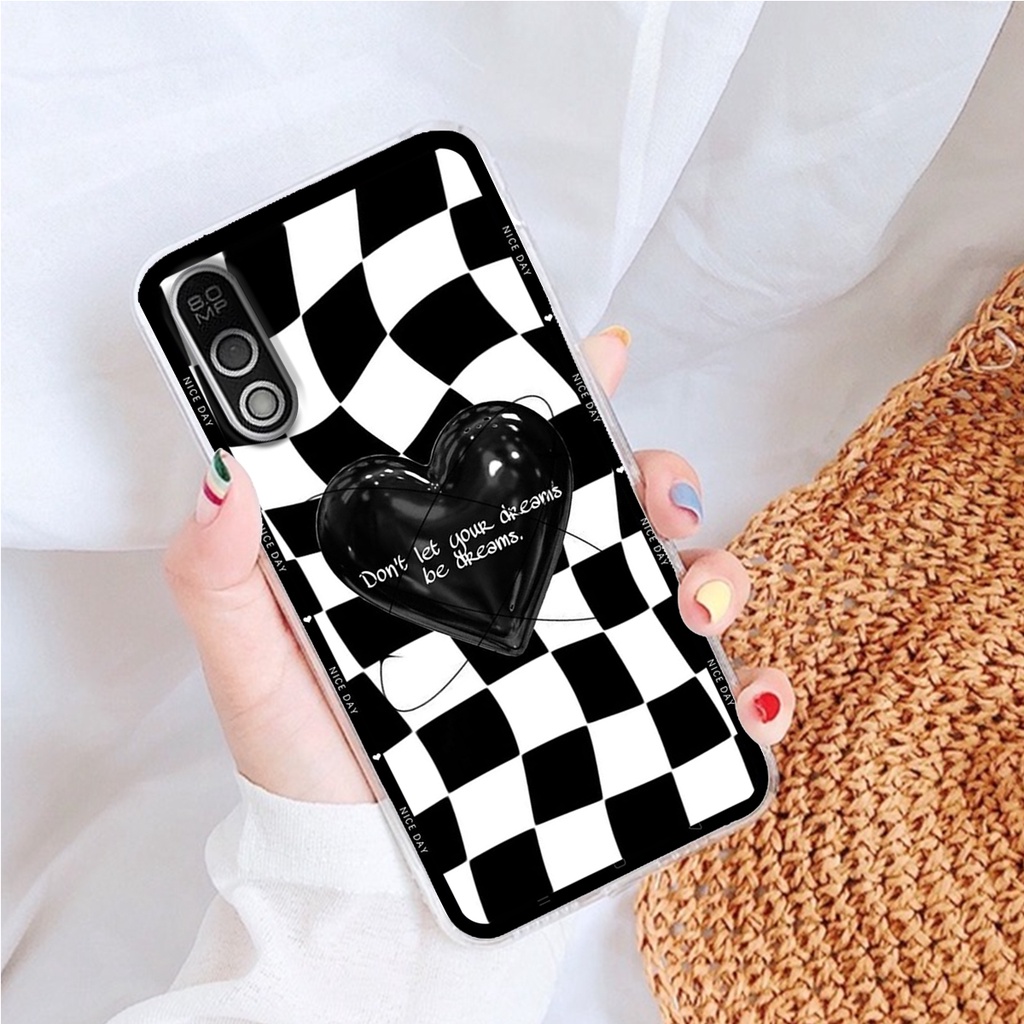 Ốp Lưng VSMART BEE 3 - LIVE  - STAR ,  In Hình &quot;Black Haeart&quot; Phong Cách Đẹp.