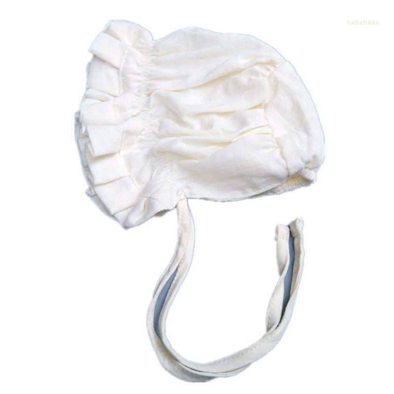 Mũ Cotton Màu Trắng Phong Cách Vintage Thời Trang Xuân Hè Cho Bé Gái