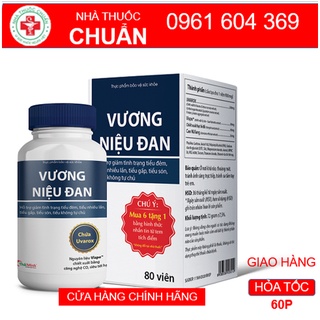 Vương Niệu Đan ( MUA 6 TẶNG 1 ) Viên Uống Cải Thiện Tiểu Đêm, Tiểu Nhiều Lần