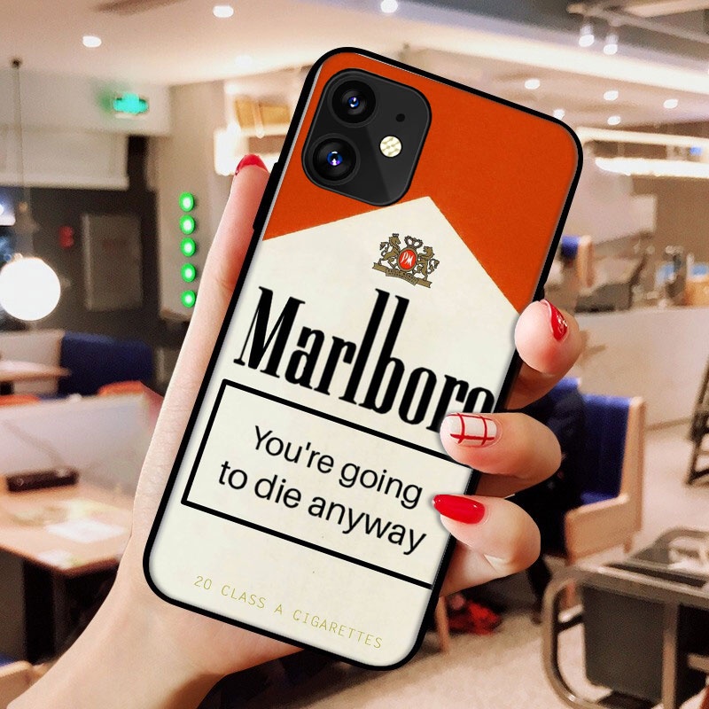 Ốp Điện Thoại Mềm Hình Marlboro Cho Iphone 11 Pro Max 12 Pro Max 12 Mini Xs Max Se 2020