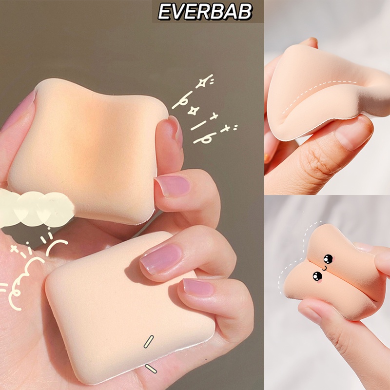 Mút trang điểm Everbab cotton siêu mềm kiểu dáng thời trang màu kẹo cao cấp