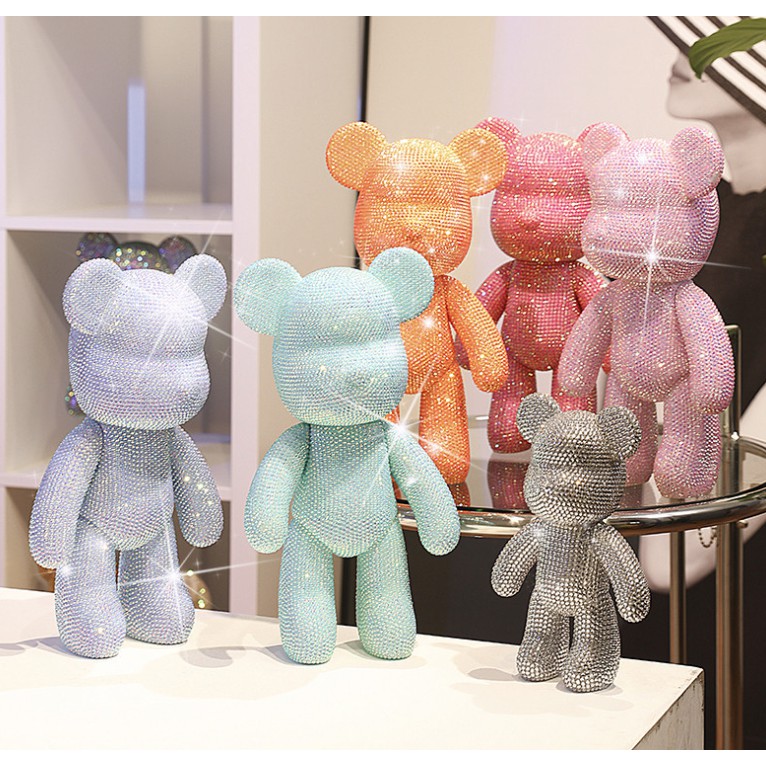 Gấu đính đá Bearbrick size 53 cao cấp cho mọi lứa tuổi