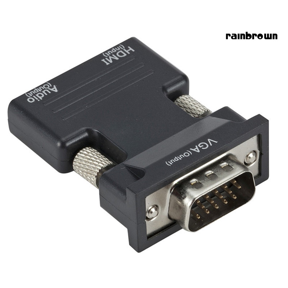 Bộ chuyển đổi 1080p HDMI sang VGA có cáp âm thanh 3.5mm
